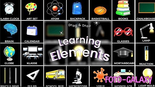 Drag & Drop Learning Elements 2559207 - Project for After Effects