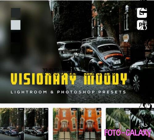 6 Visionary Moody Lightroom and Photoshop Presets - 5EJ4MYD