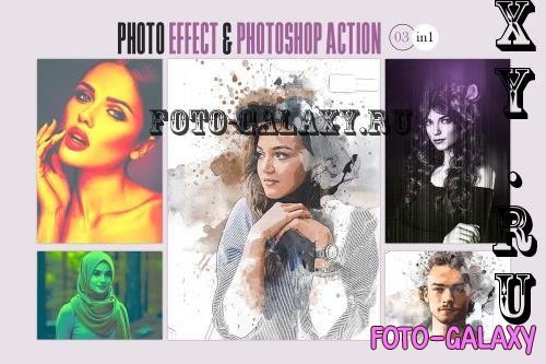 Editable Photoshop Photo Effect - 280395687