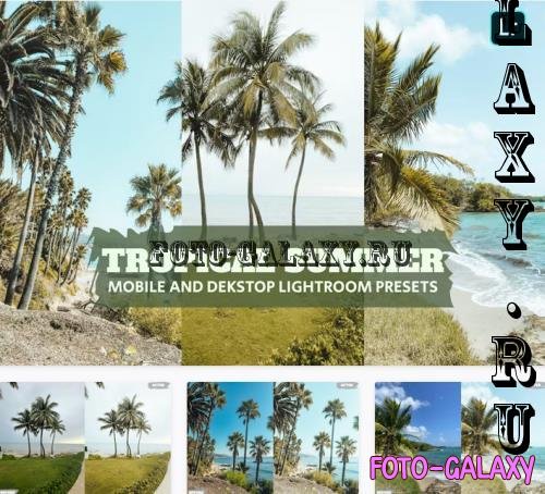 Tropical Summer Lightroom Presets Dekstop Mobile - BNXWVGQ