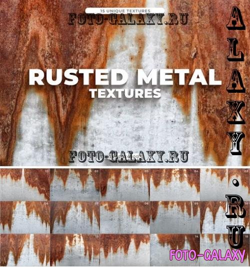 15 Rusted Metal Textures - M4HCHD9