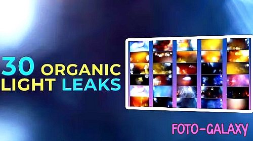 Mega Pack Of 30 Light Leaks 2674447 - NEW Motion Graphics