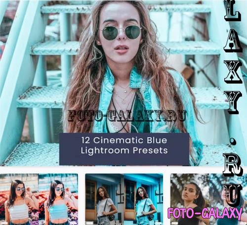 12 Cinematic Blue Lightroom Presets - VHSGPN4