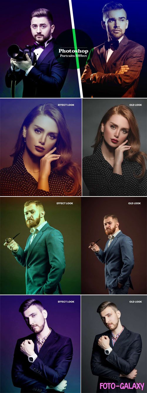 Portraits Effects - Photoshop Action