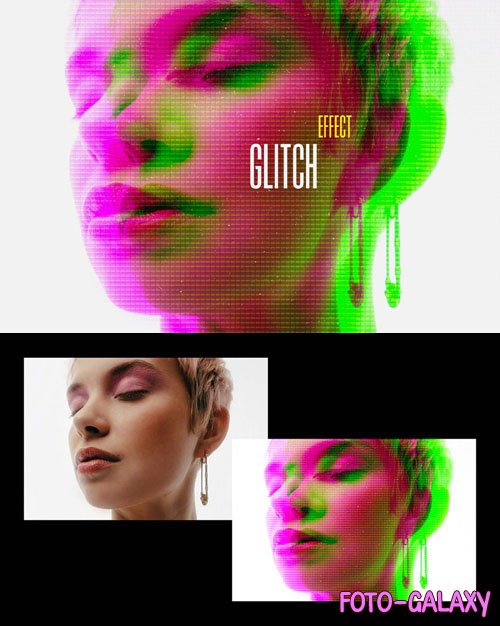 Glitch Photoshop Effect