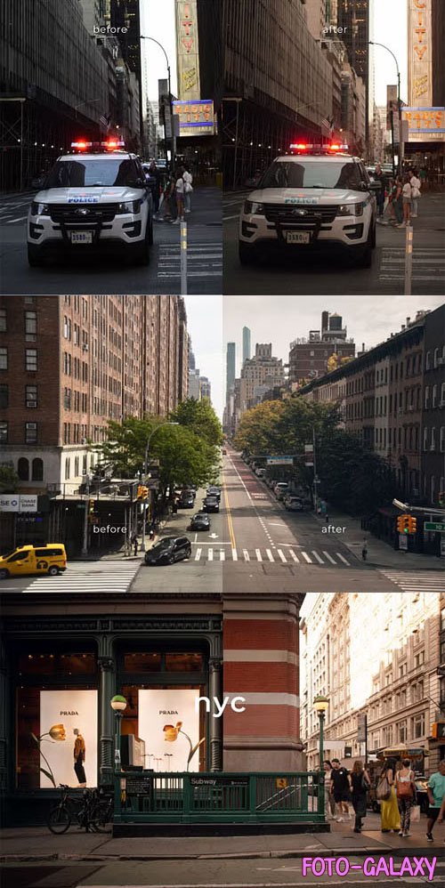 NYC - Mobile & Desktop Lightroom Presets Package