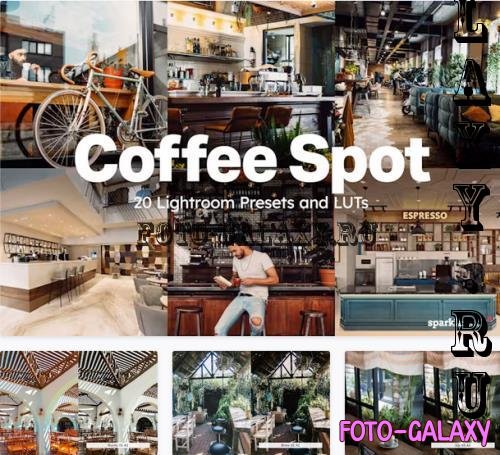 20 Coffee Spot Lightroom Presets LUT - 279401629