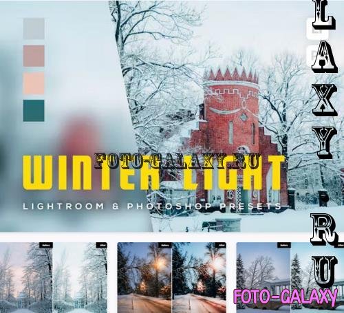 6 Winter Light Lightroom and Photshop Presets - 6U94GRN