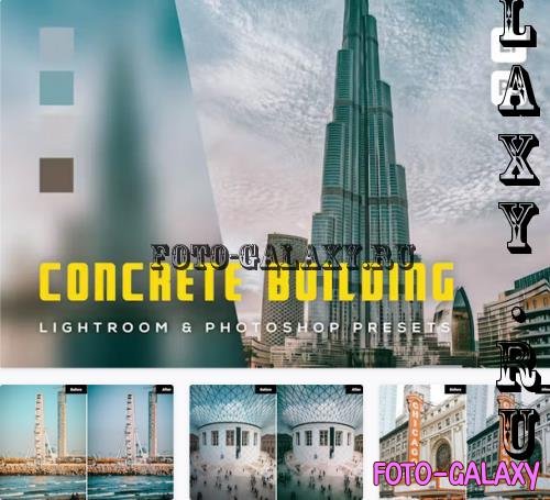 6 Concrete Building Lightroom Presets - AXBFX3L