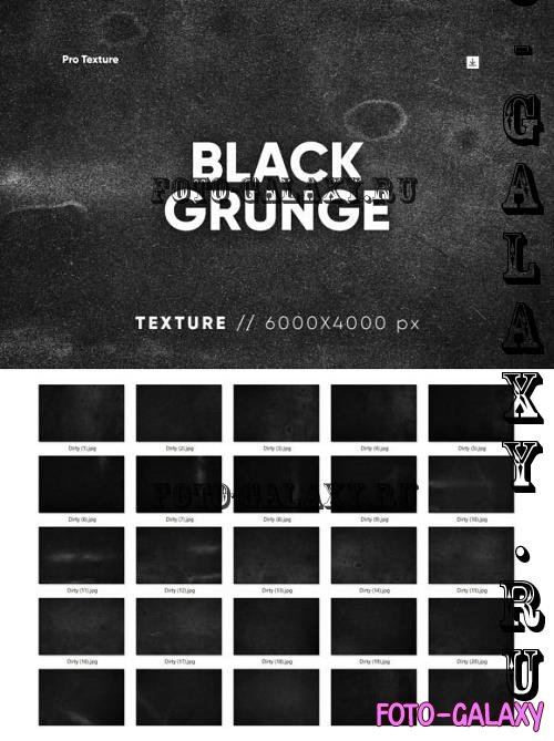 25 Black Grunge Texture HQ - 278872022