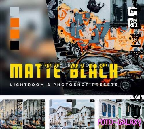 6 Matte Black Lightroom and Photoshop Presets - EJ4A2VZ