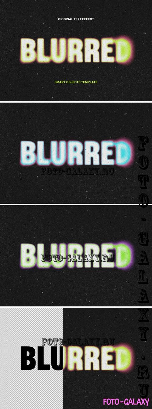 Acid Blurred Text Effect - 280940297