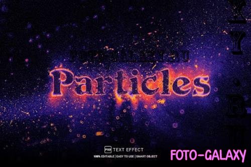 Particles Editable PSD Text Effect - QF7WS4U