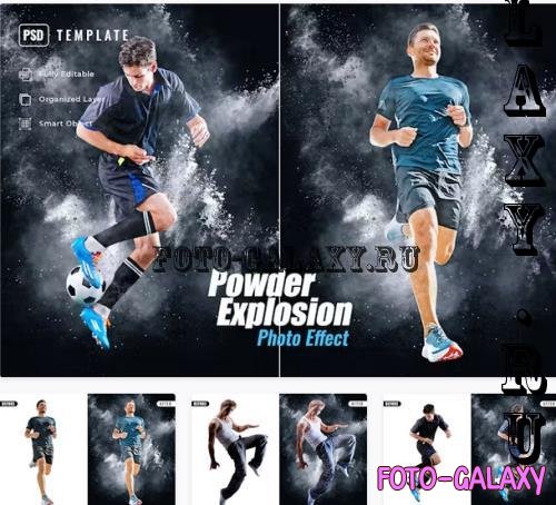 Powder Explosion Photo Effect - Z4NCGKJ