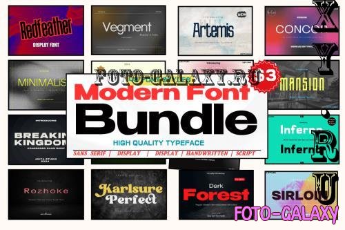 Modern Font Bundle - 20 Premium Fonts