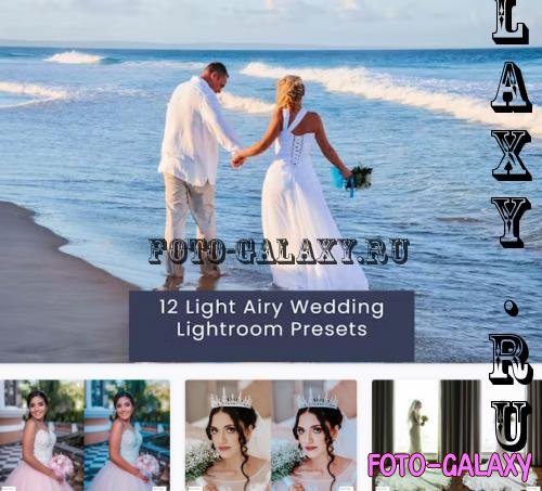 12 Light Airy Wedding Lightroom Presets - 53BECAX