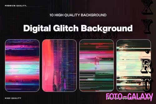 10 Digital Glitch Background - 76XTCAK