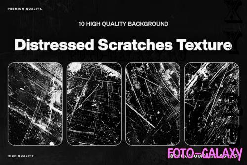 10 Distressed Scratches Background Texture - 4A827R7