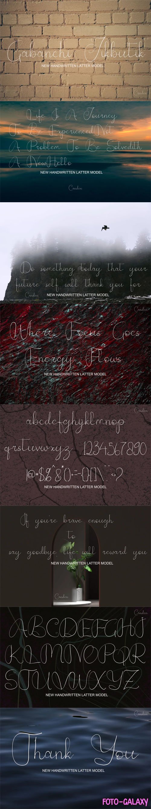 Gabanchi Jikbutik - Handwritten Script Font