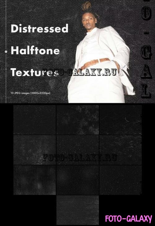 Distressed Halftone Textures - Z8584QD