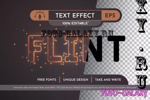 Flint Editable Text Effect - 278460842