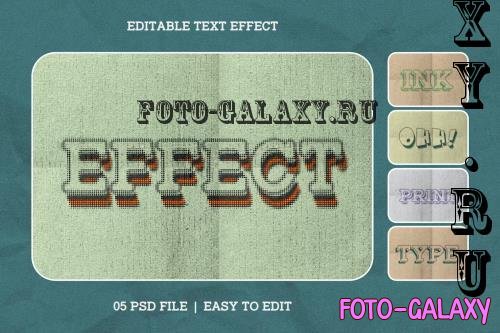 Halftone Editable Text Effect - QWLP877