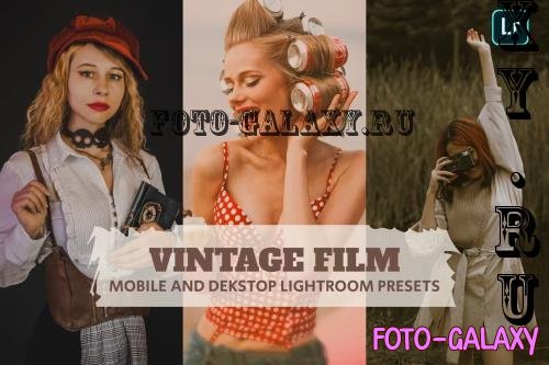 Vintage Film Lightroom Presets Dekstop and Mobile - KR7XHQ6