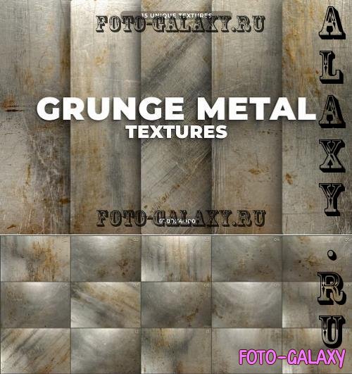 15 Grunge Metal Textures - J2JFSCL