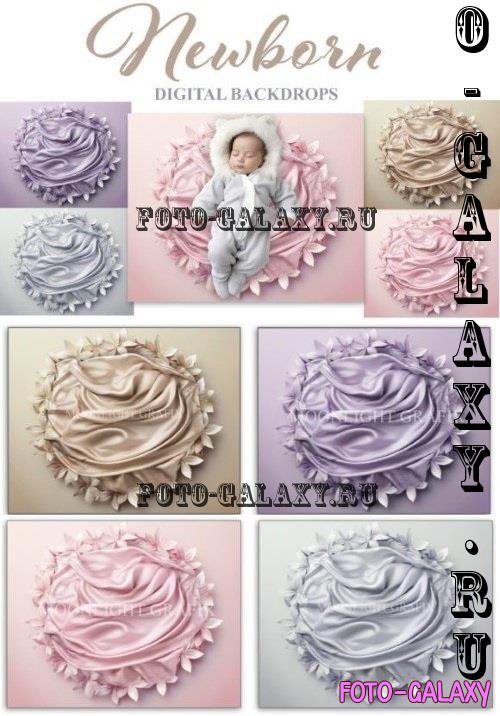 Newborn V4 Digital Backdrop Set