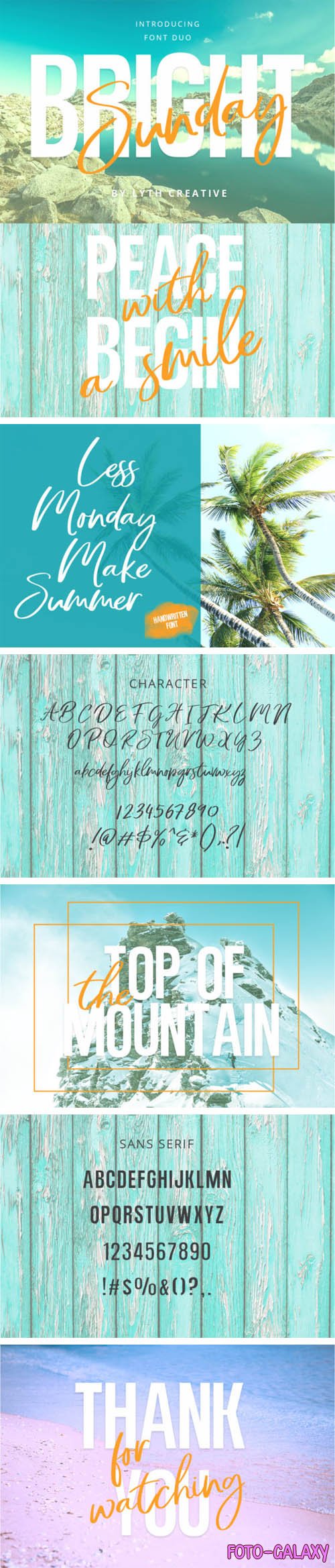 Bright Sunday - Charming Font Duo