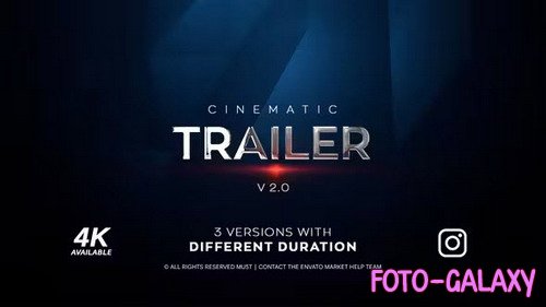 Cinematic Trailer 4K 21494406 - Project for After Effects (Videohive)