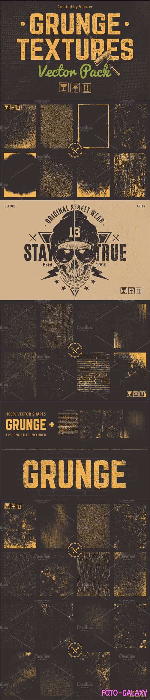 Grunge Textures - Vector Design Pack