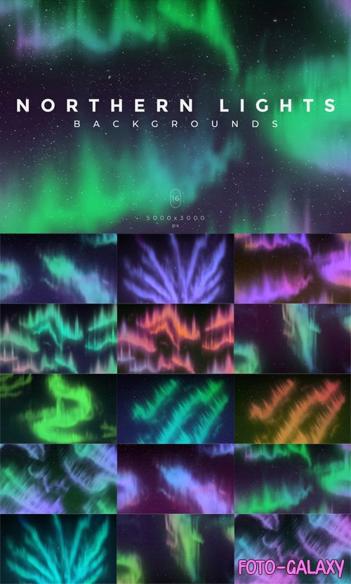 16 Northern Aurora Lights Backgrounds