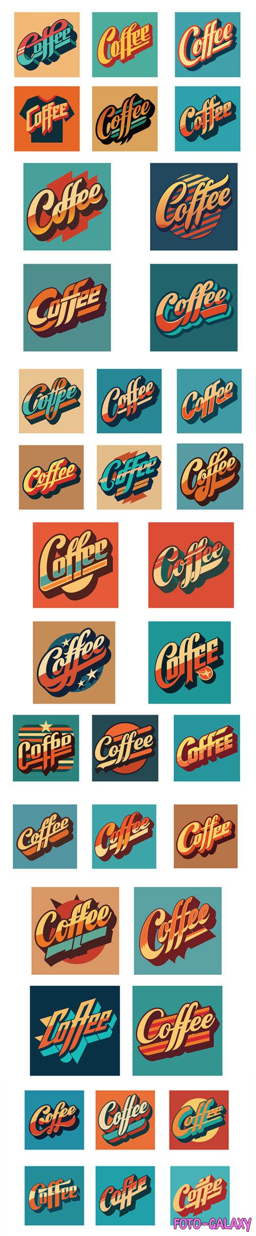 30+ Coffee T-shirt Vector Design Templates