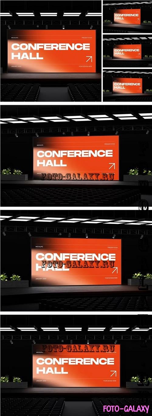 Conference Hall Screen Mockup - X664JFR