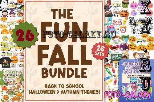 The Fun Fall Bundle - 26 Premium Graphics