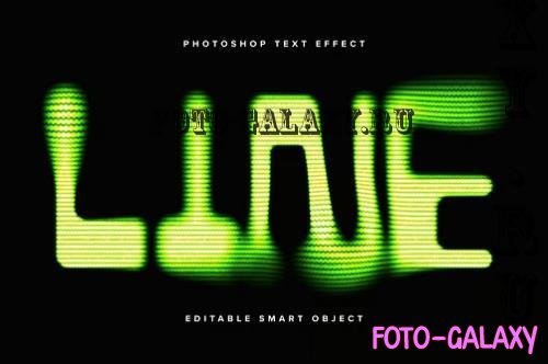 Neon Green Blurry PSD Text Effect  -  NPYEVU3