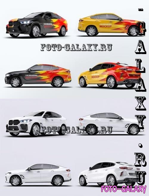 BMW X6 Car Mockup 3BHPMCE