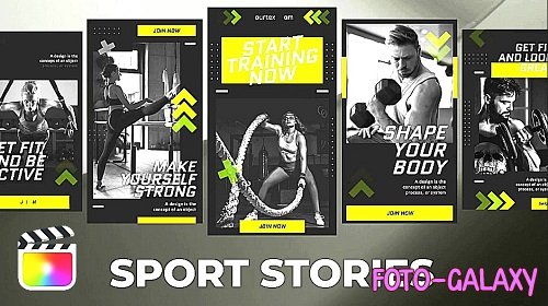 Videohive - Sport Stories 53621275 - Project For Final Cut & Apple Motion