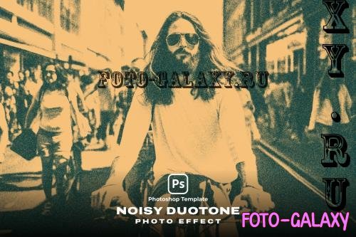 Noisy Duotone Photo Effect - NHGWLJN