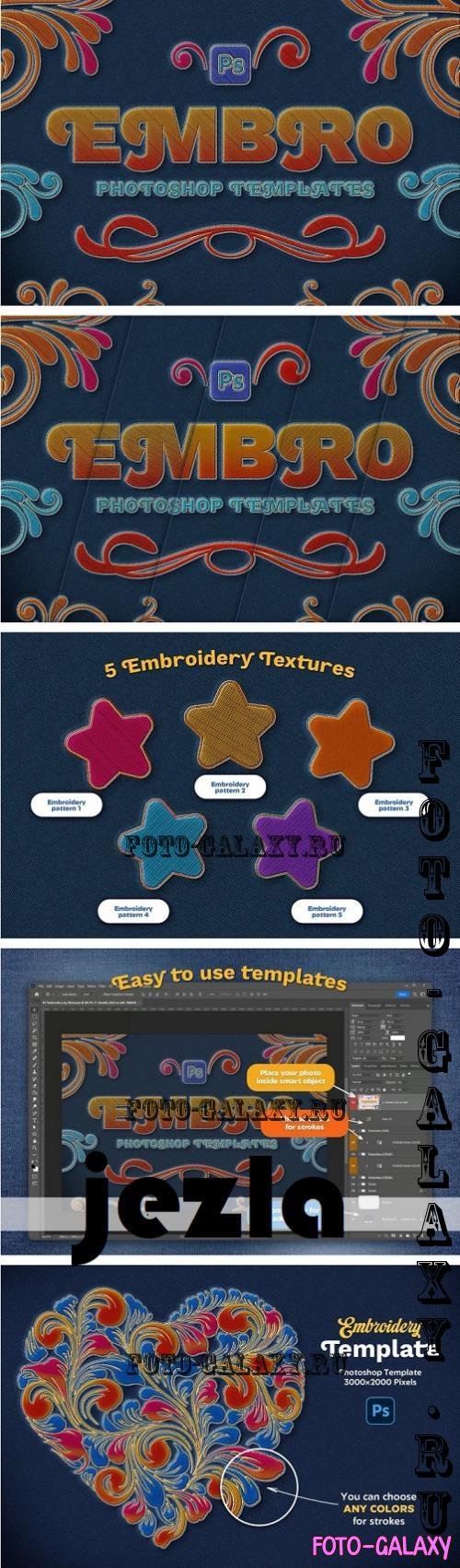 Embroidery Photoshop Mockups - 283193589