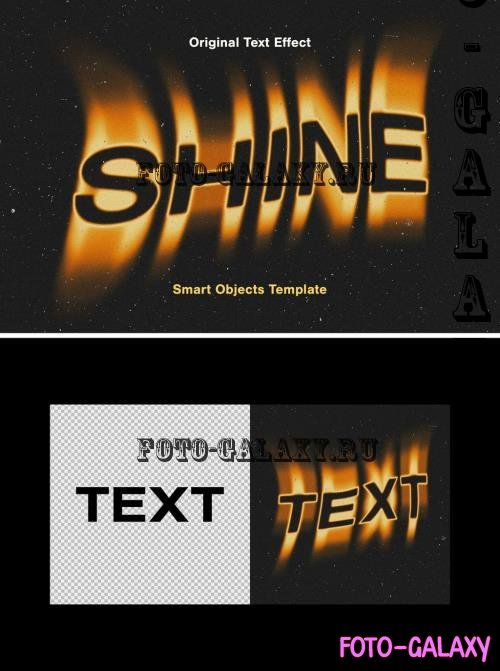 Fiery Liquid Text Effect - 280526323