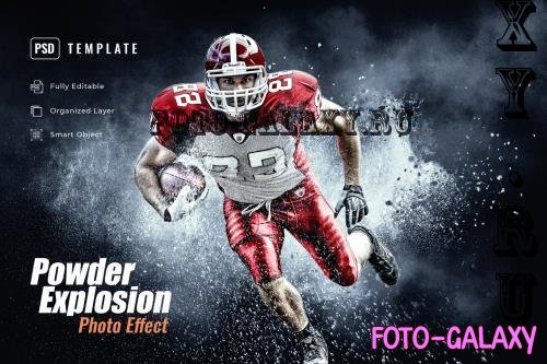 Powder Explosion Photo Effect - HTBQD8S