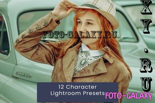 12 Character Lightroom Presets UUJV3TQ