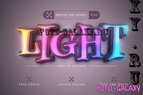 Neon Light - Editable Text Effect - 42286497