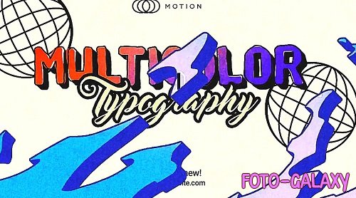 Multicolor Typography 2214695 - Project for After Effects