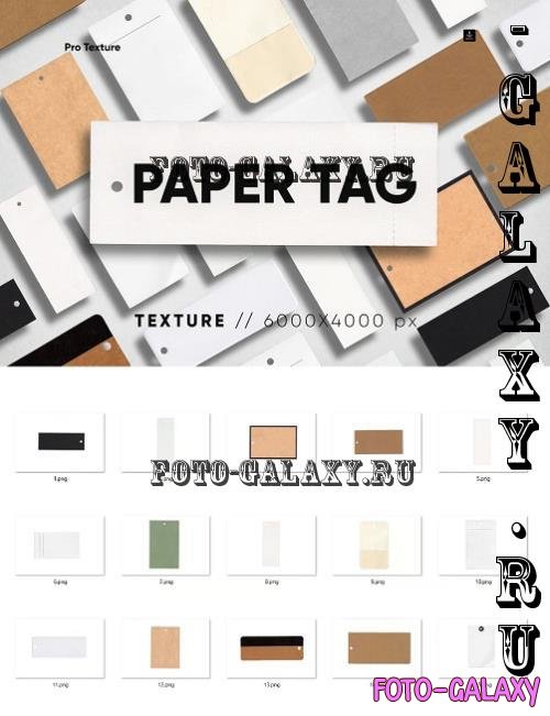 15 Paper Label Tag Texture HQ - 281681343