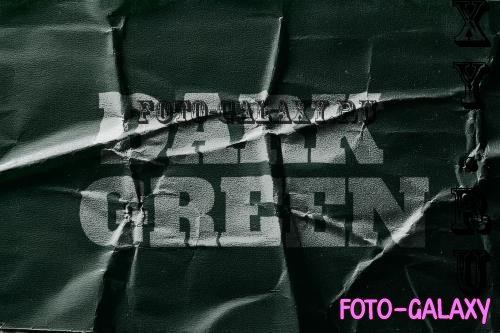 Dark Green Folded Texture Paper - PA2SDTM