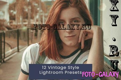 12 Vintage Style Lightroom Presets - WJQV39A