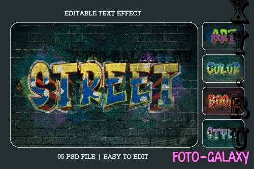 Graffiti Style Editable Text Effect Set UFF8RRT